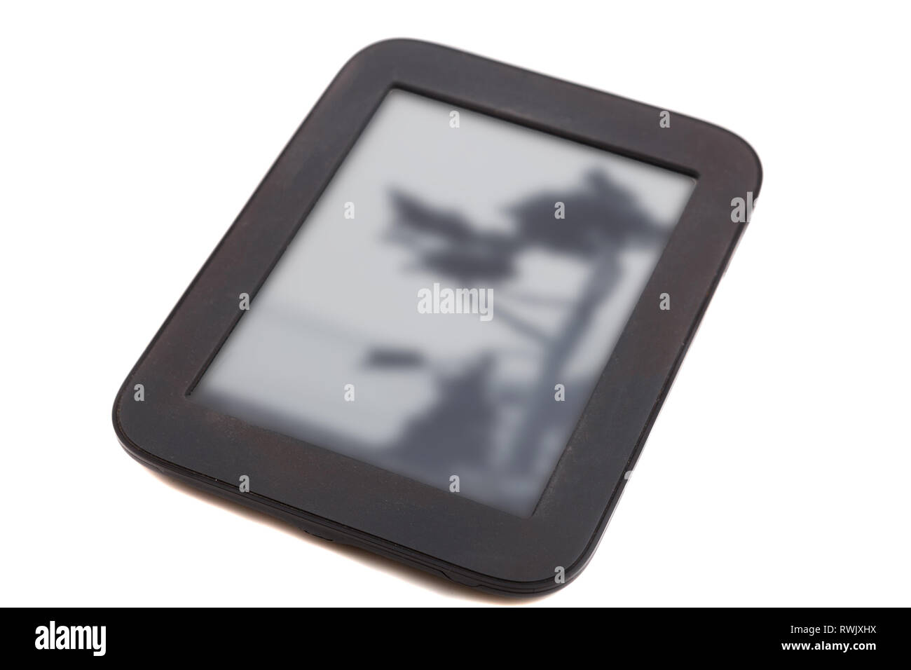 Ebook reader noir Banque D'Images