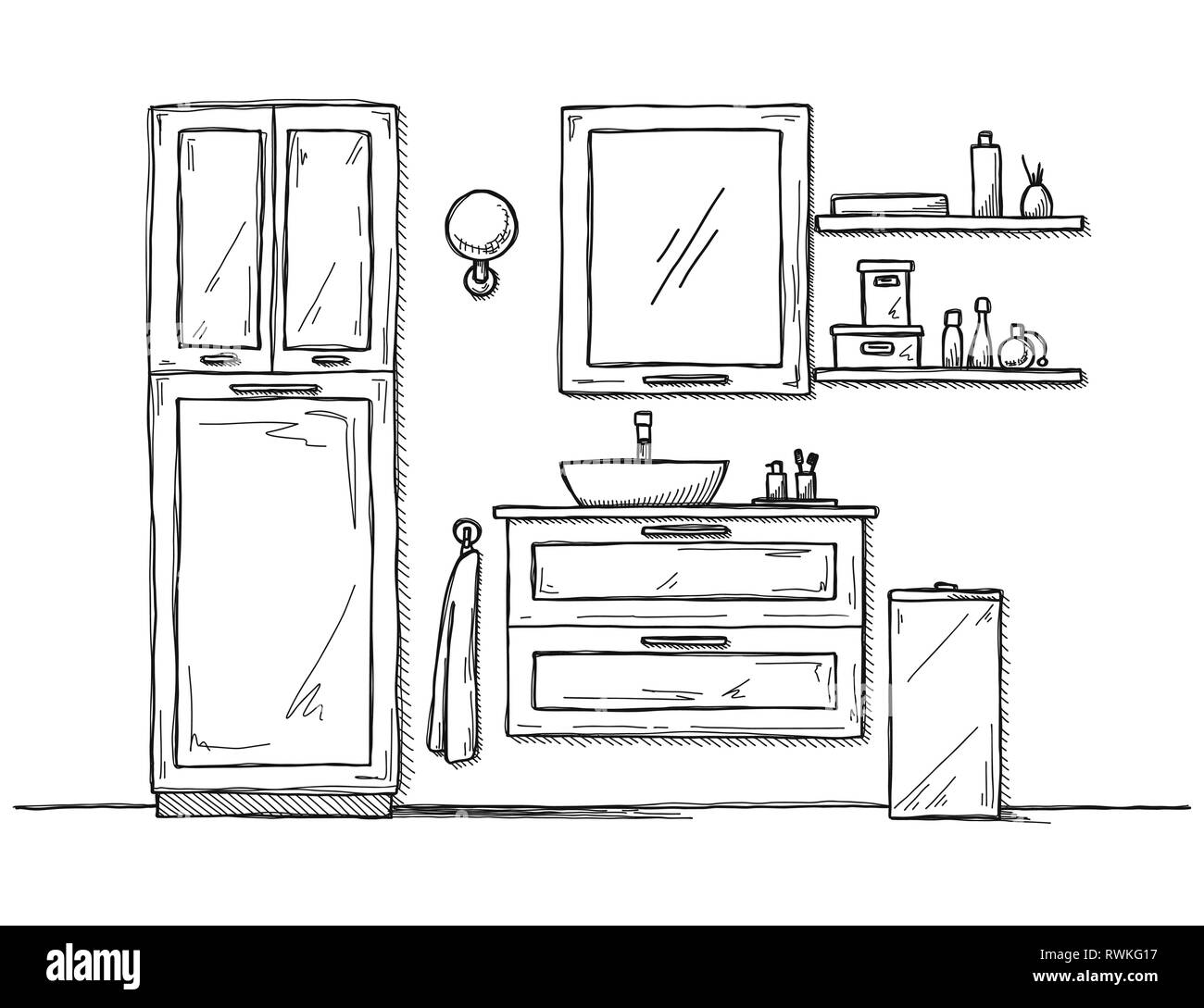 Mobilier De Salle De Bain Banque D images Vectorielles Alamy Mobilier De Salle De Bain Banque D images Vectorielles Alamy