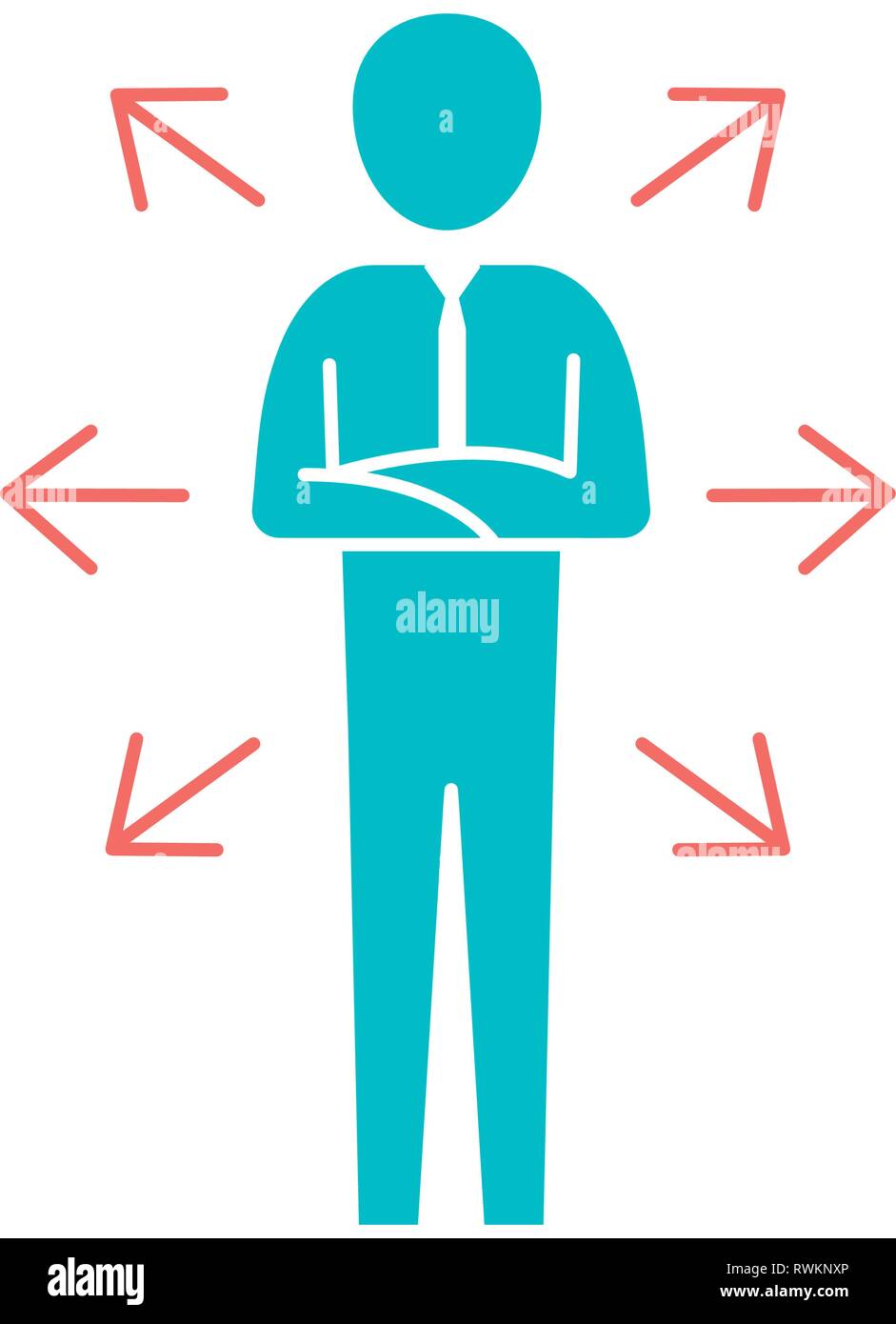 Pictogramme homme cartoon Image Vectorielle Stock - Alamy