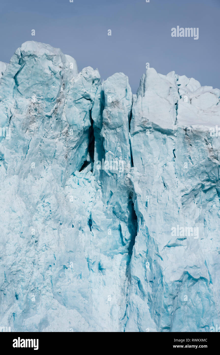 Glacier Lilliehook, Spitsbergen, Svalbard, Norvège Banque D'Images