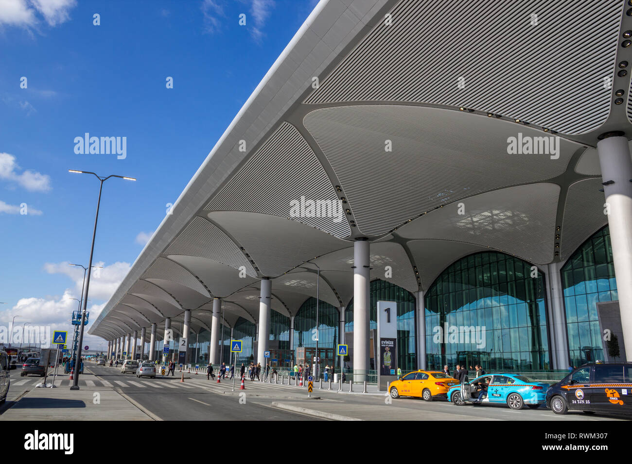 Nouveau Terminal de l'Aéroport International d'Istanbul, Istanbul troisième aéroport le Banque D'Images
