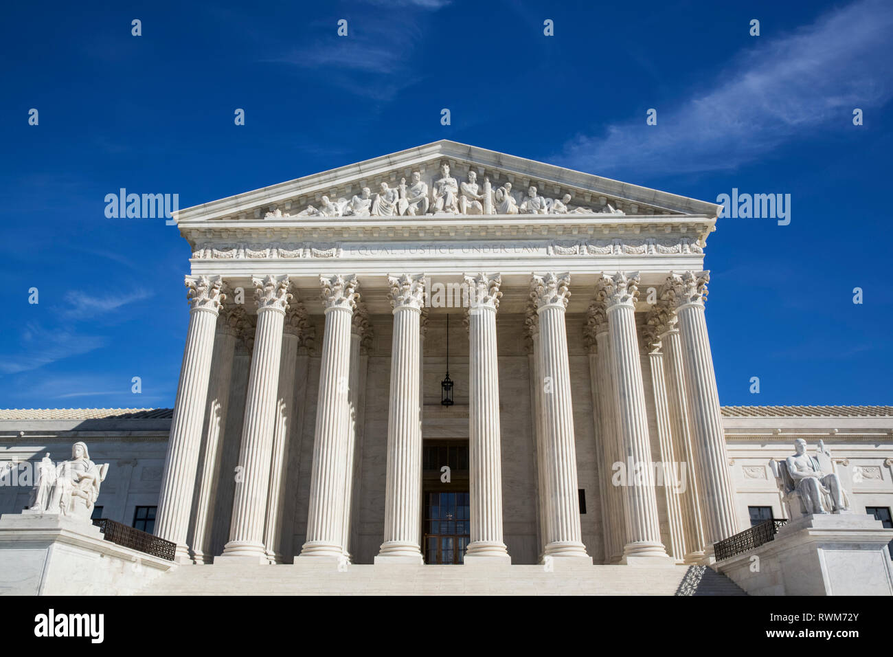 Bâtiment de la Cour suprême des États-Unis, Washington DC, États-Unis d'Amérique Banque D'Images