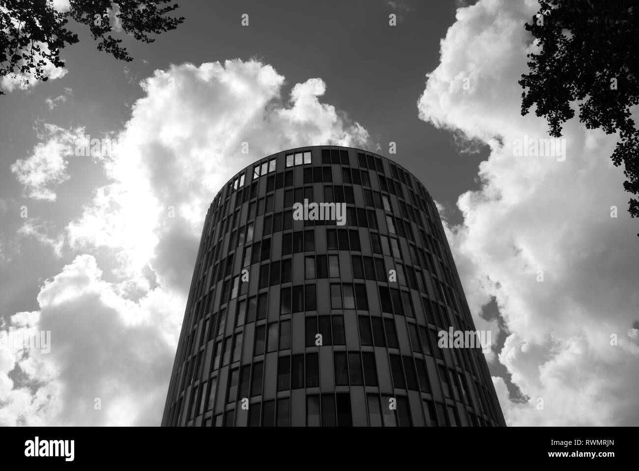 Amsterdam - la nouvelle zone ouest immeuble moderne Banque D'Images