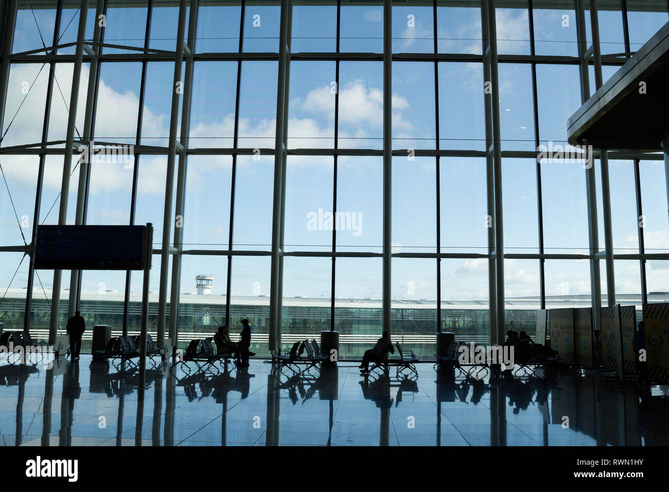 Nouveau Terminal de l'Aéroport International d'Istanbul, Istanbul troisième aéroport le Banque D'Images