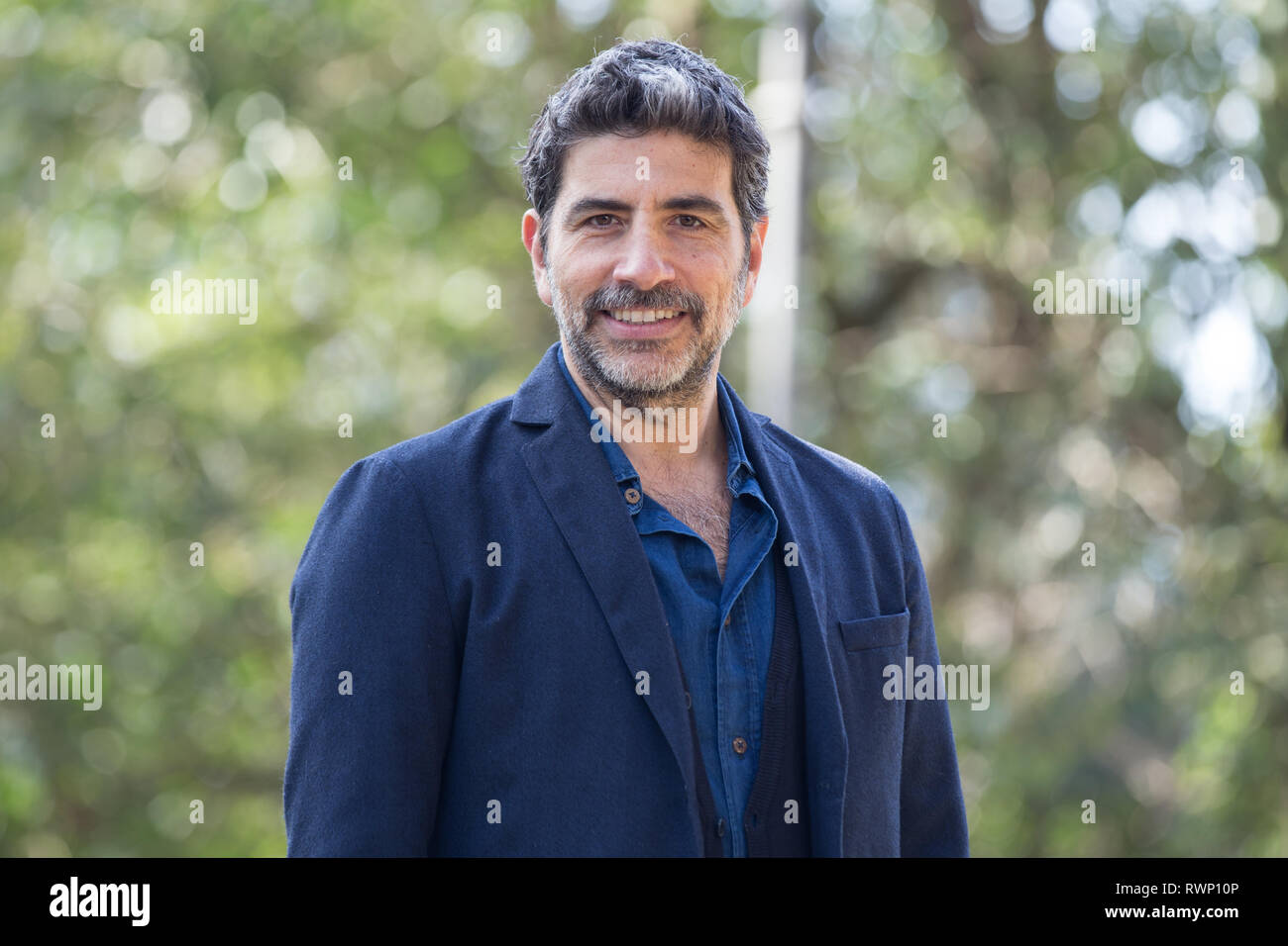 Rom E, Italie. 08Th Mar, 2019. Claudio Castrogiovanni durant le photocall de la fiction produite par Mediaset 'Il Silenzio dell'acqua" Crédit : Matteo Nardone/Pacific Press/Alamy Live News Banque D'Images