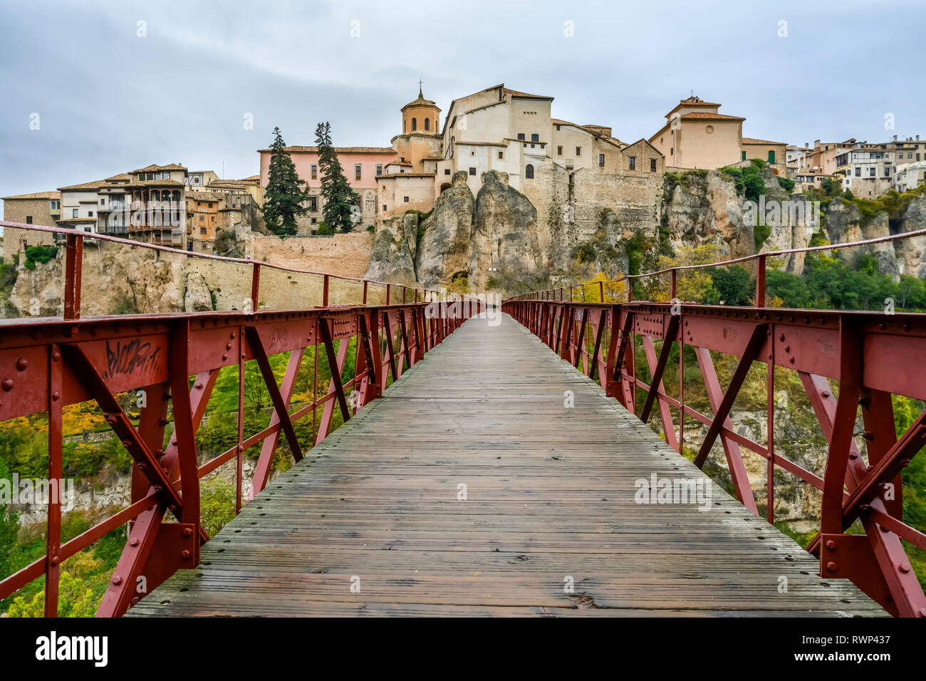 Pont de San Pablo, Cuenca, Espagne Banque D'Images