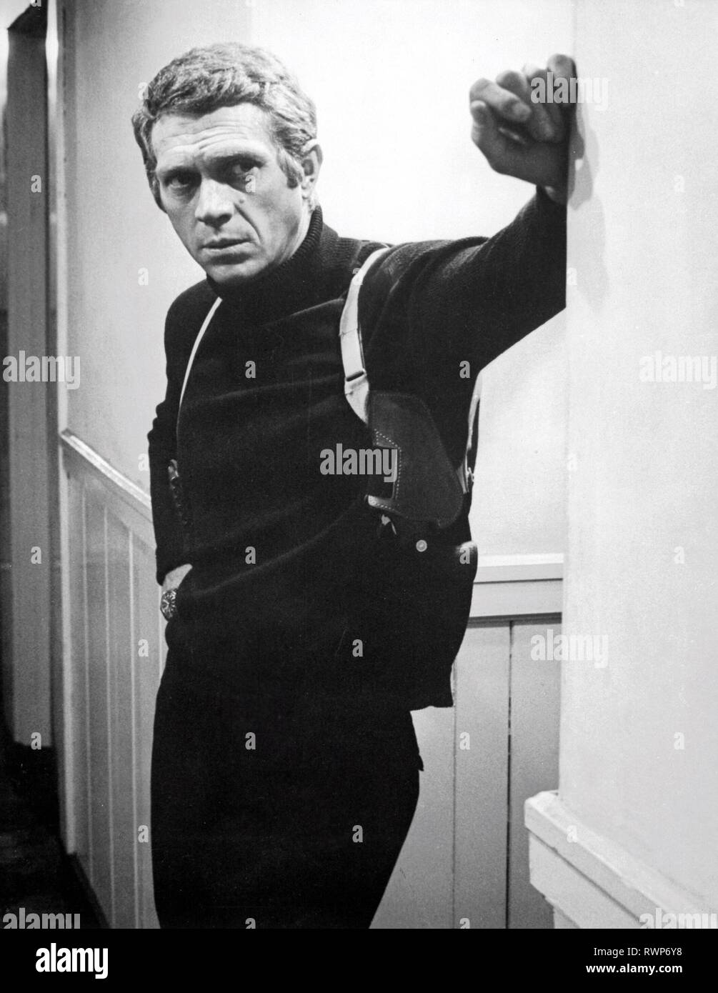 STEVE MCQUEEN, BULLITT, 1968 Banque D'Images