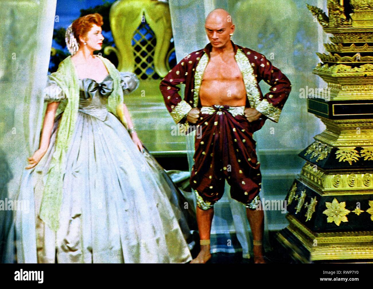 KERR, BRYNNER, LE ROI ET MOI, 1956 Banque D'Images