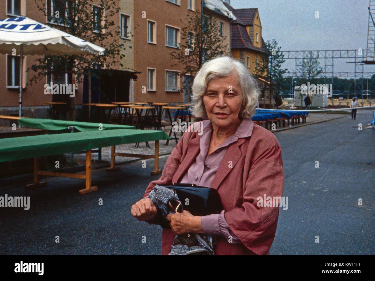 Lindenstraße, Fernsehserie, Deutschland, 1988 acteurs : Annemarie Wendl Banque D'Images