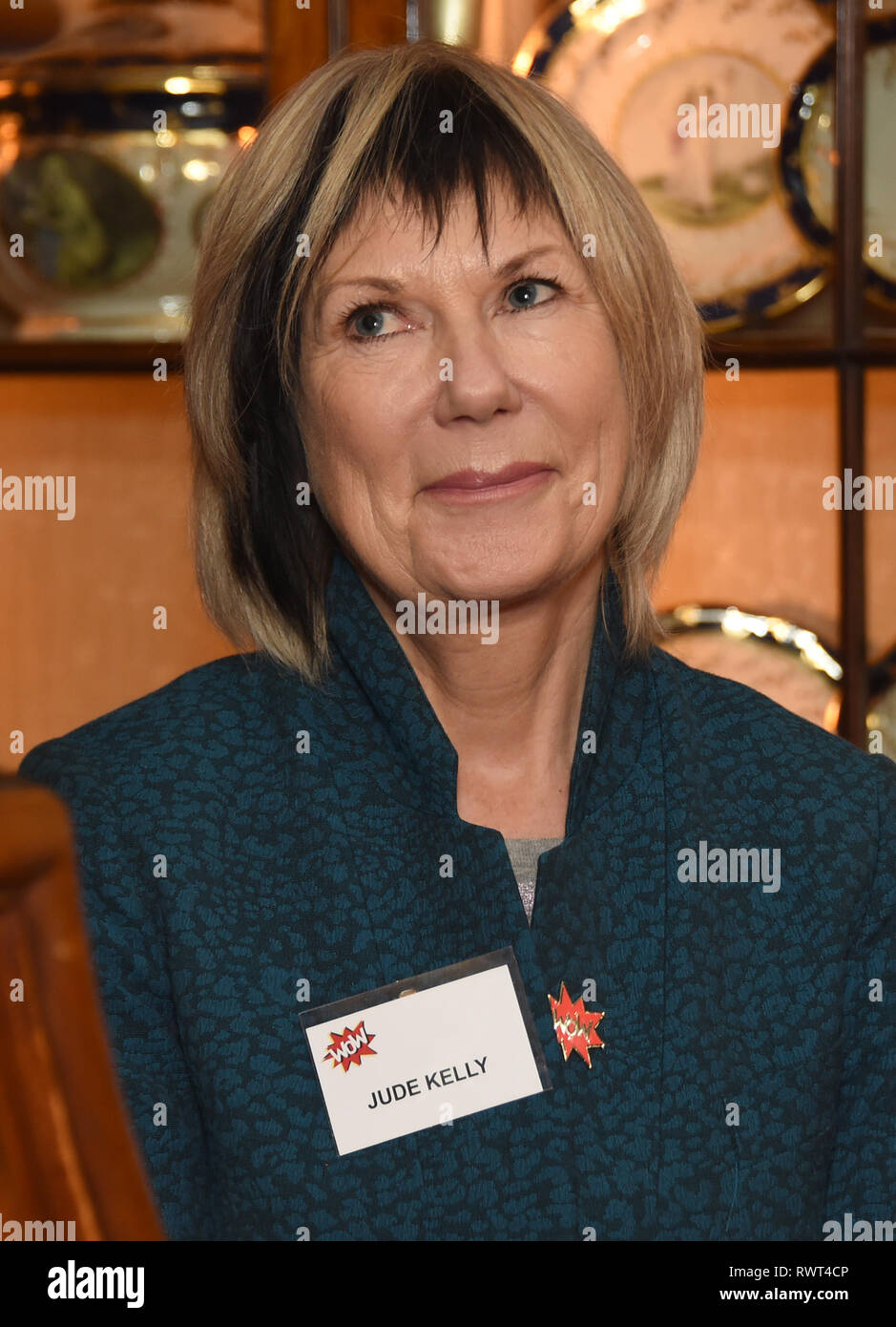 Jude Kelly au cours d'une réception à Clarence House de Londres pour marquer le début de l'assemblée des femmes du monde (WOW) festival. Banque D'Images