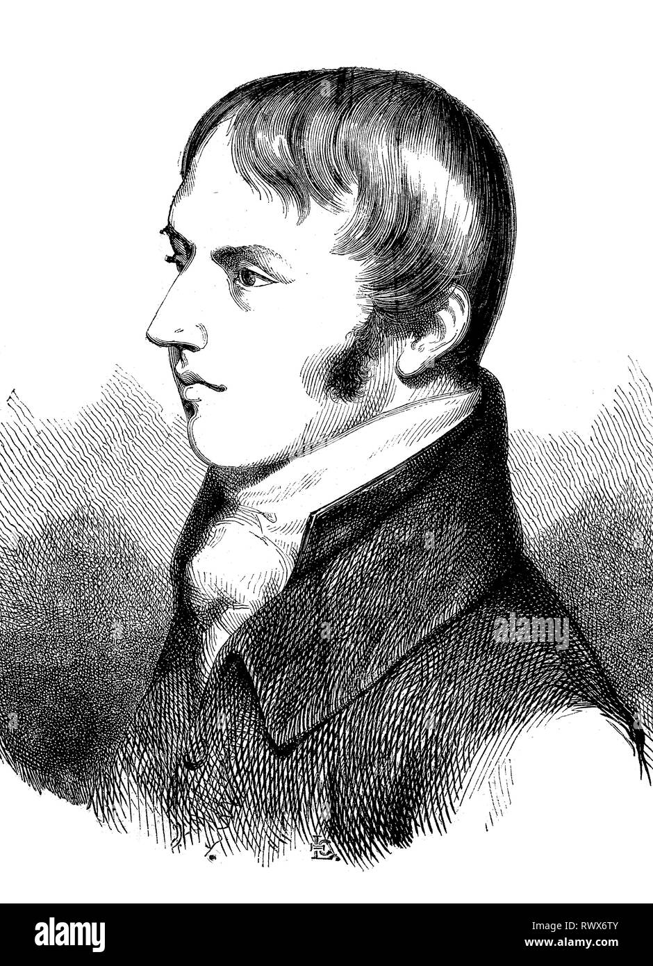 John Constable, 1776 RA, geboren 1837 gestorben, ein Vertreter der Malerei ringhotel en Angleterre / John Constable, RA, né 1776, est mort en 1837, un peintre de paysages dans la tradition naturaliste Banque D'Images