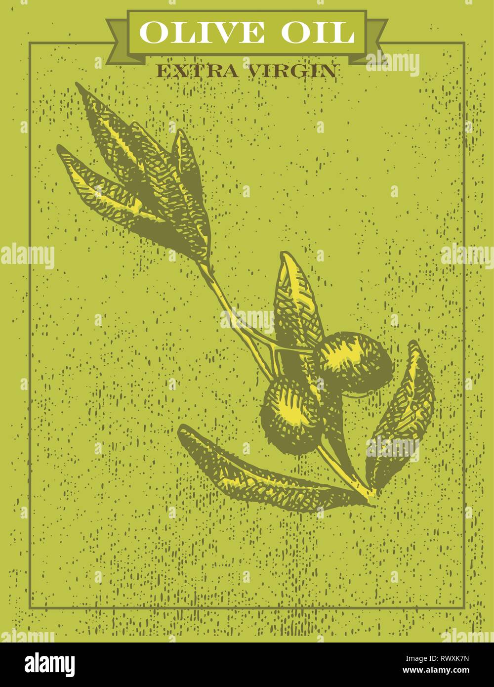 Huile d’Olive Illustration de Vecteur