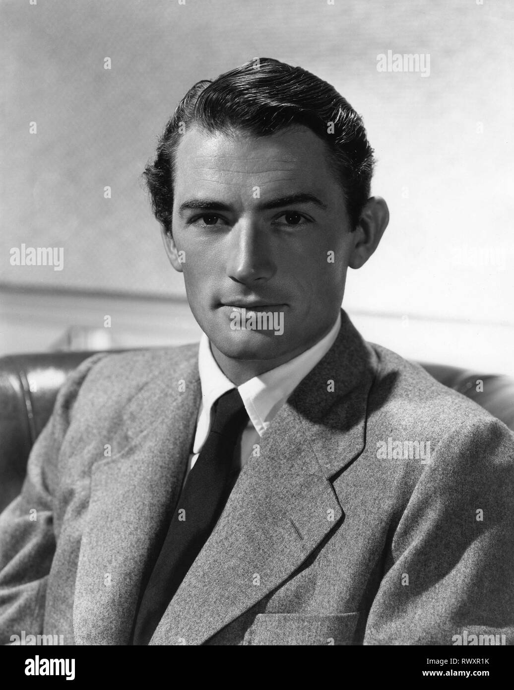 GREGORY PECK MGM Portrait circa 1945 acteur américain à avoir remporté un Oscar du Meilleur Acteur Banque D'Images