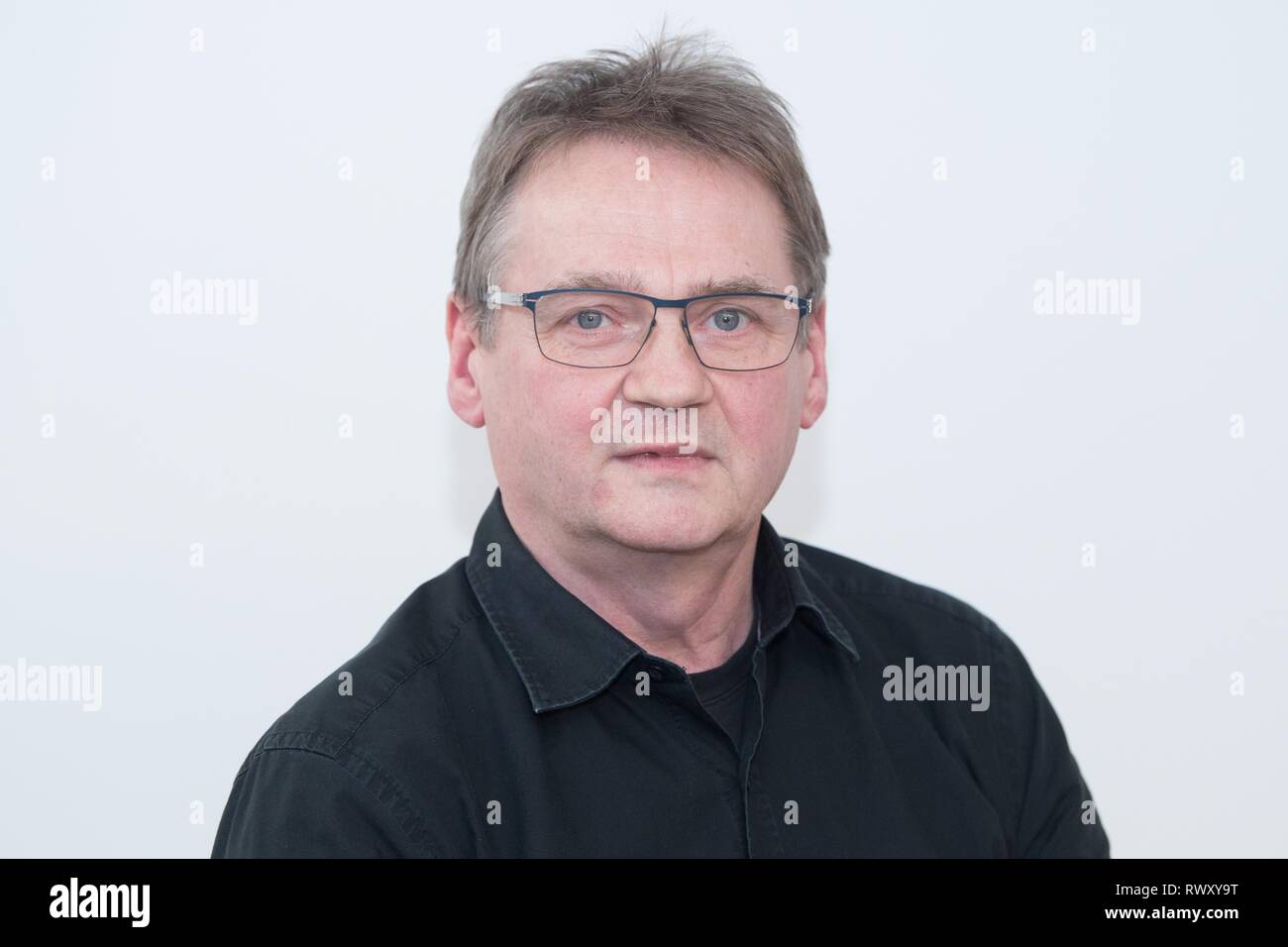 Dresde, Allemagne. 07Th Mar, 2019. Martin Steude, directeur général de l'époque, Chostakovitch enregistrée sur la marge d'une conférence de presse pour l'International Chostakovitch Jours. La 10ème édition de la fête en l'honneur du compositeur aura lieu du 20 au 23 juin 2019 dans la région de Sayda, Saxe. Credit : Sebastian Kahnert/dpa/Alamy Live News Banque D'Images