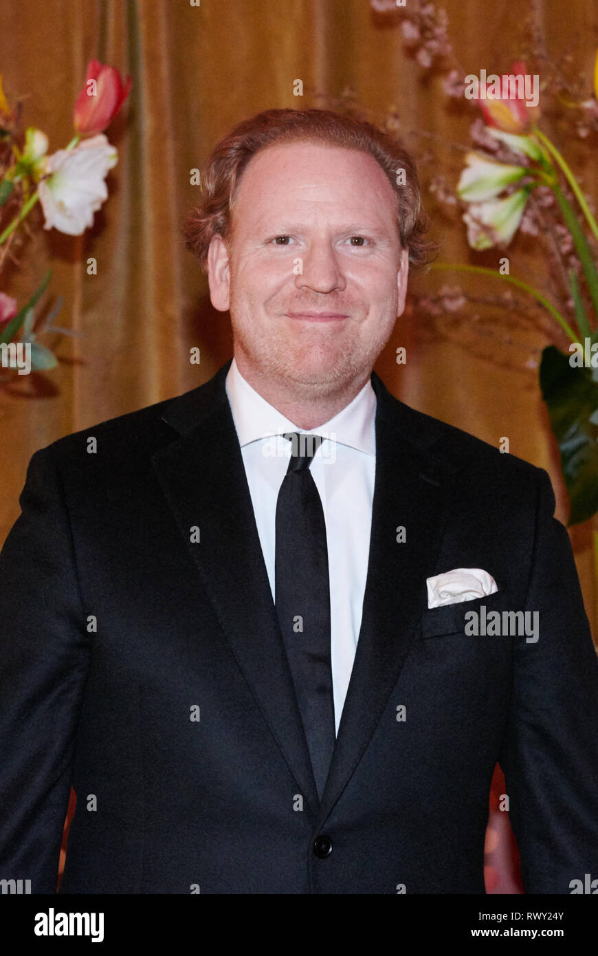 Berlin, Allemagne. 07Th Mar, 2019. Le violoniste Daniel Hope vient à l'Astor Film Lounge. L'Académie du Film allemand présente Hope film préféré 'Vertigo' par Hitchcock dans le cadre de la série d'événements "mon film". Credit : Annette Riedl/dpa/Alamy Live News Banque D'Images
