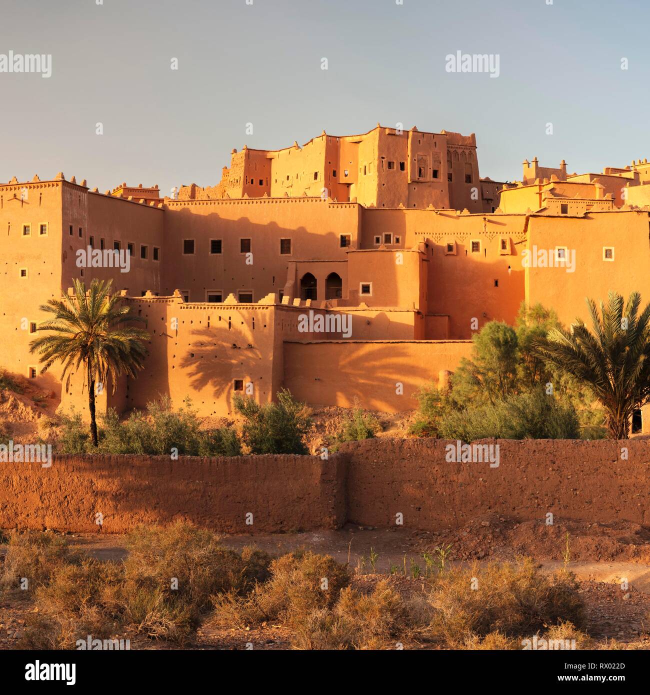 Kasbah de Taourirt, Ouarzazate, Maroc, Al-Magreb Banque D'Images