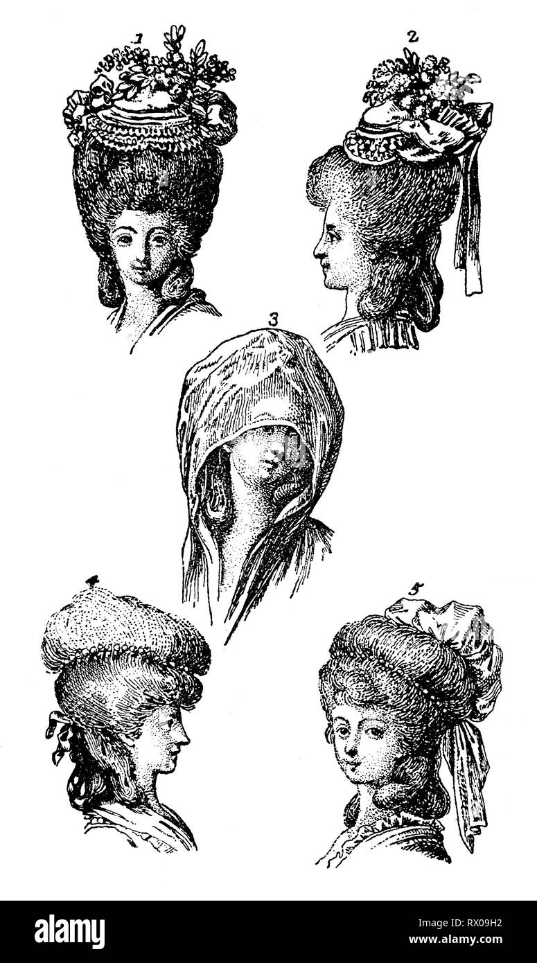 2011 Berliner Frisuren und des 18. Jahrhunderts, Berlin, Deutschland, Jardiniere, Conservation, Herison aplatti Herison, voile / Berliner des robes et des coiffures du 18e siècle, Berlin, Allemagne, jardiniere, conservation, herison aplatti herison, voile Banque D'Images