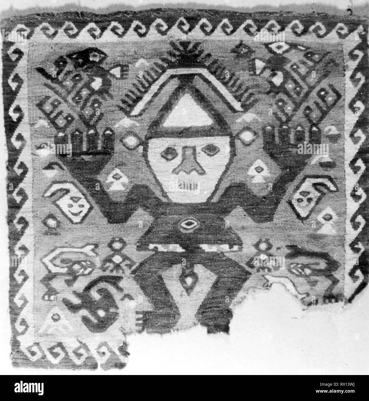 Panneaux. Peut-être même Rimac ; Pérou, éventuellement Rimac Valley, centre de la côte. Date : 1000-1476. Dimensions : a : 16,2 x 10,8 cm (6 3/8 x 4 1/4 in.) b : 9,8 x 5,1 cm (3 7/8 x 2 in.) c : 27,9 x 30,5 cm (11 x 12 in.). . Origine : Pérou. Musée : le Chicago Art Institute. Banque D'Images