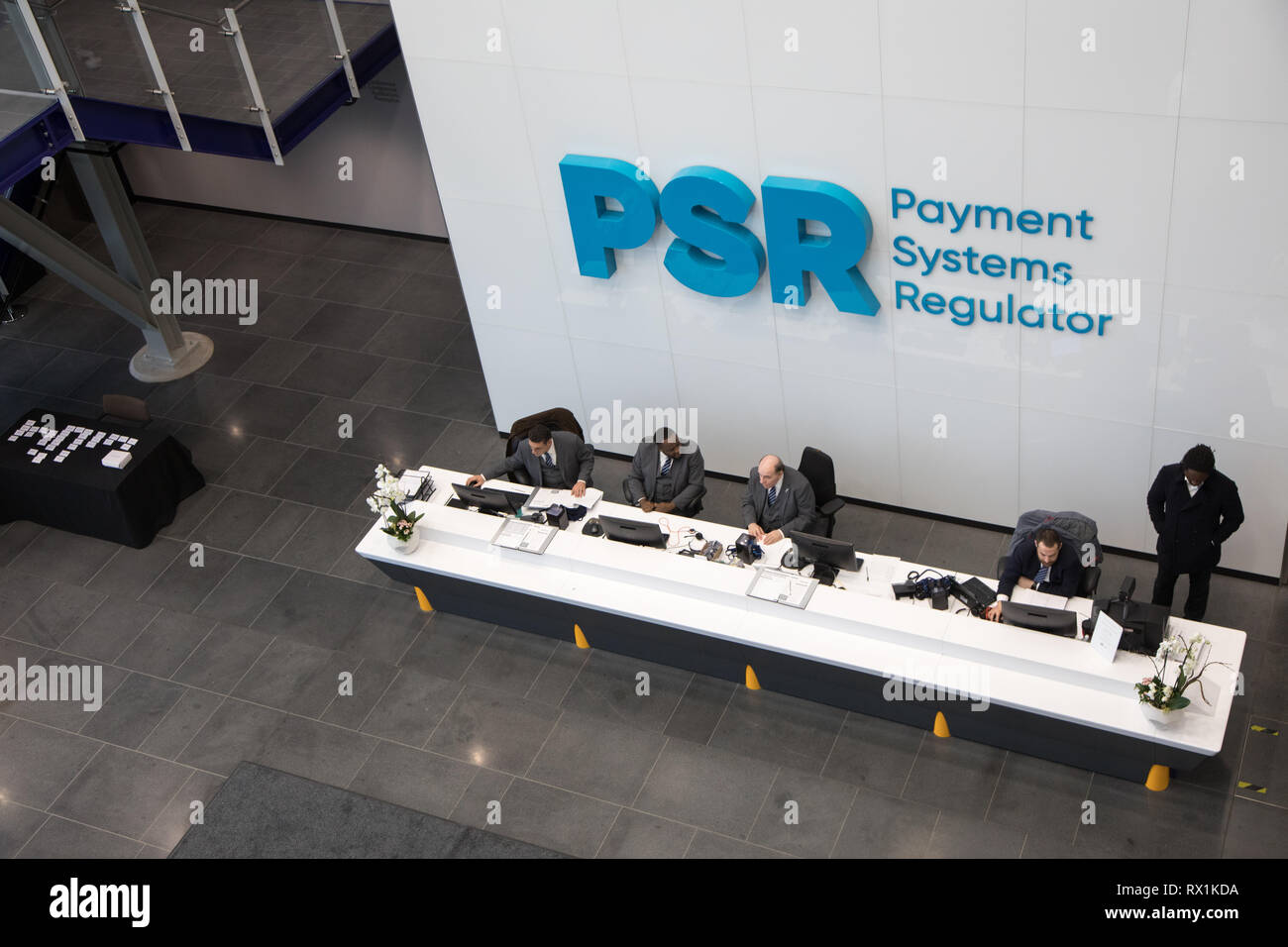 Bureaux de la réglementation des systèmes de paiement (RP) à Londres, Stratford Banque D'Images