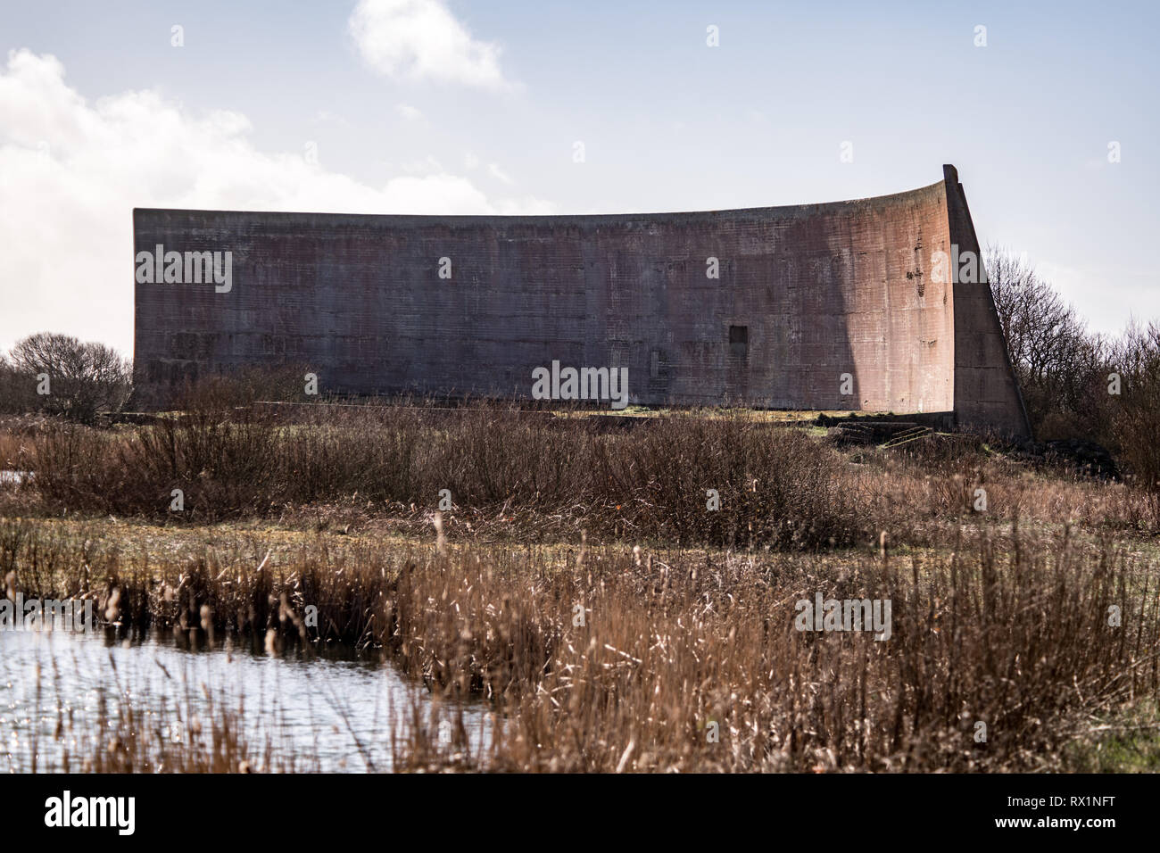 Miroir sonore Hythe, dans le Kent Banque D'Images