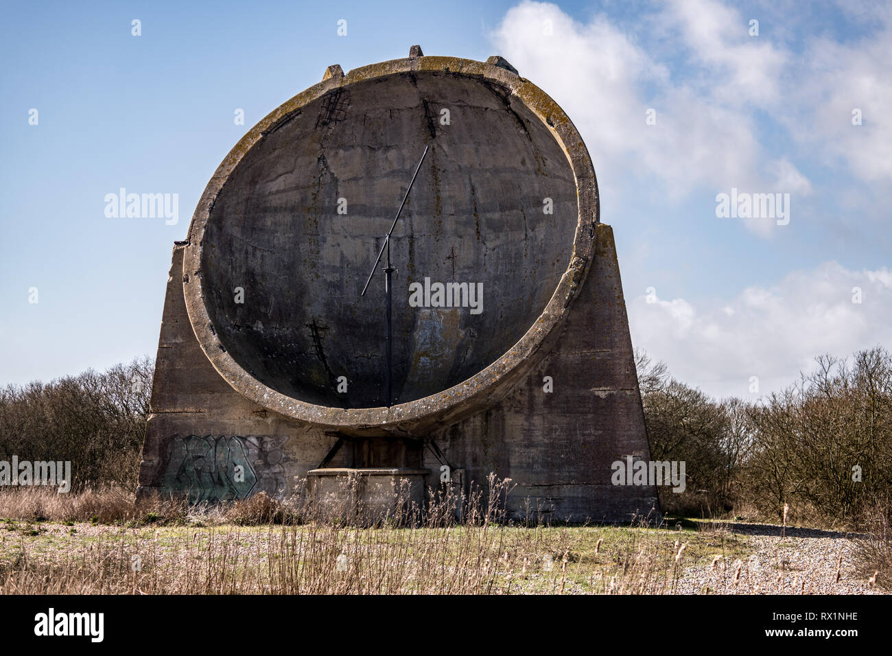 Miroir sonore Hythe, dans le Kent Banque D'Images