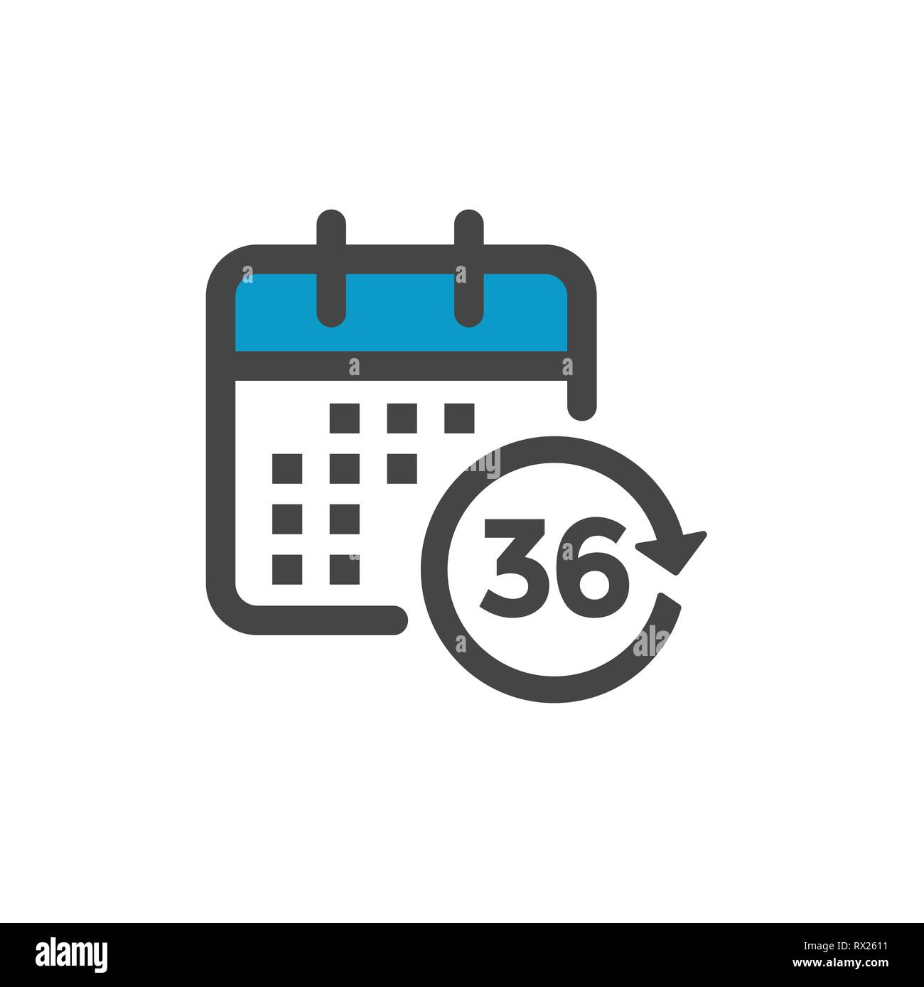 L'icône w Gestion du temps, dépêchez-vous, la date limite et à l'heure symbolique Illustration de Vecteur