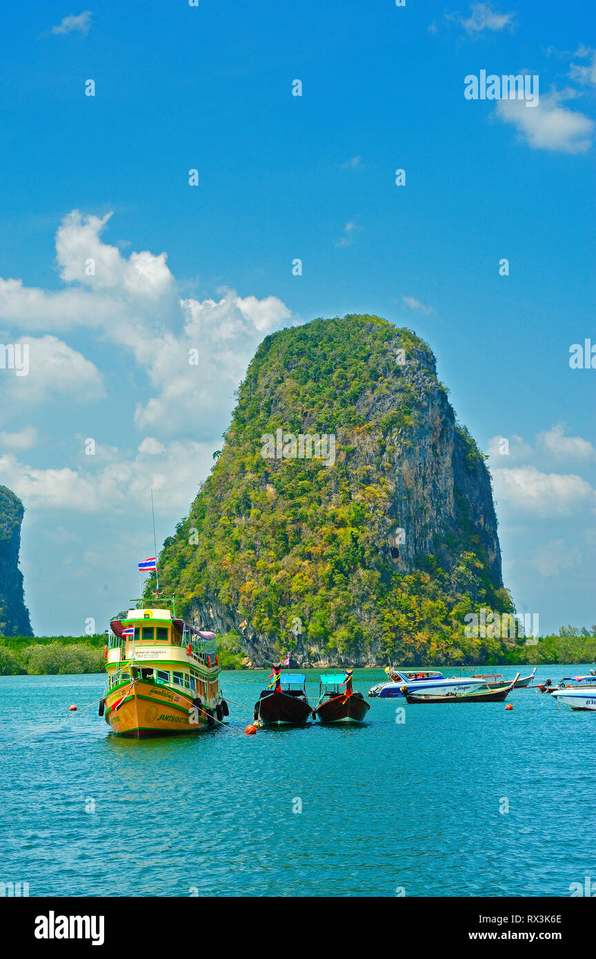 Port de Pak Meng, la province de Trang, Thaïlande Banque D'Images