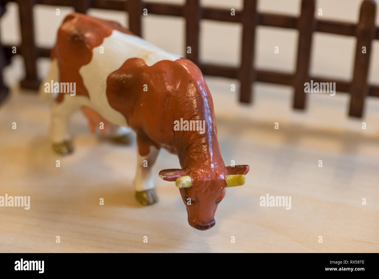Les animaux de la ferme jouet en plastique dans une école maternelle en  Suède Photo Stock - Alamy