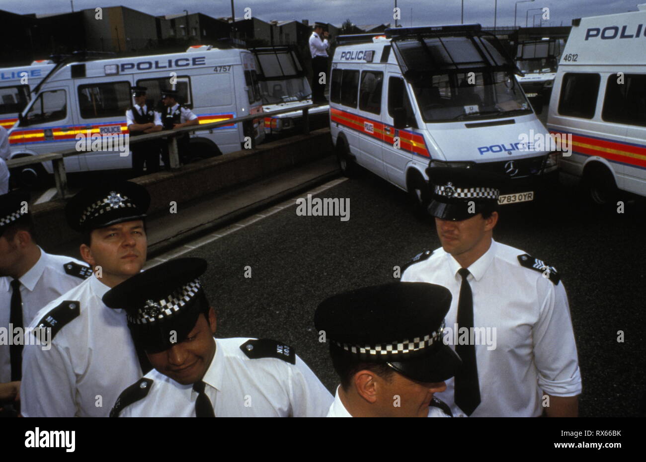 Shepherds Bush Reclaim the Streets, Londres, Royaume-Uni, 1997. Banque D'Images