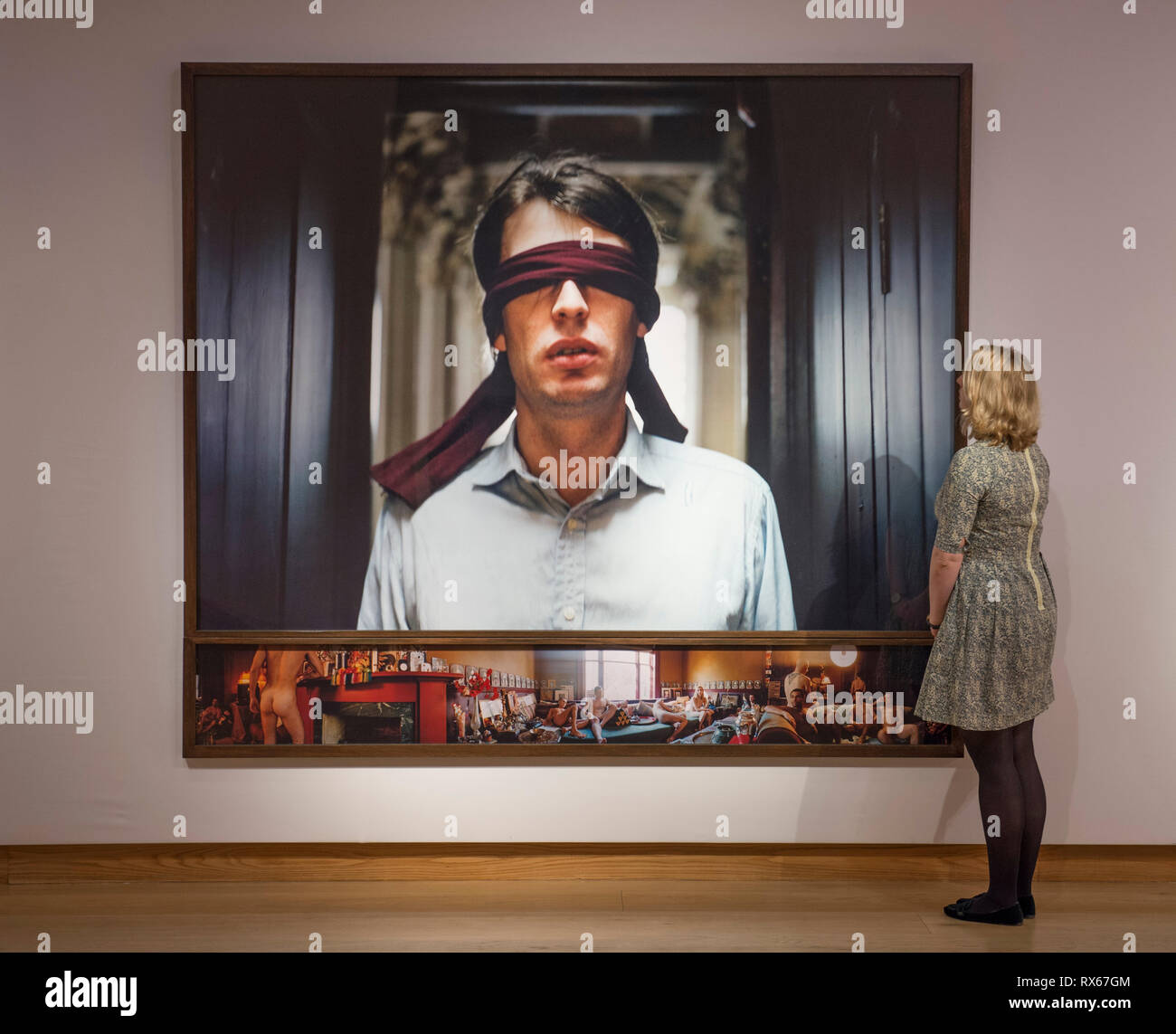 Christie's, King Street, London, UK. 8 mars, 2019. La Collection George Michael, en vente chez Christie's à Londres, comprend plus de 100 œuvres contemporaines de l'auteur-compositeur-interprète avec la collection privée de Michael Craig-Martin, Tracey Emin, Jake & Dinos Chapman et Matt Collishaw représentés. Image : Sam Taylor-Johnson, Soliloquy VIII. Estimation £15 000. Credit : Malcolm Park/Alamy Live News. Banque D'Images