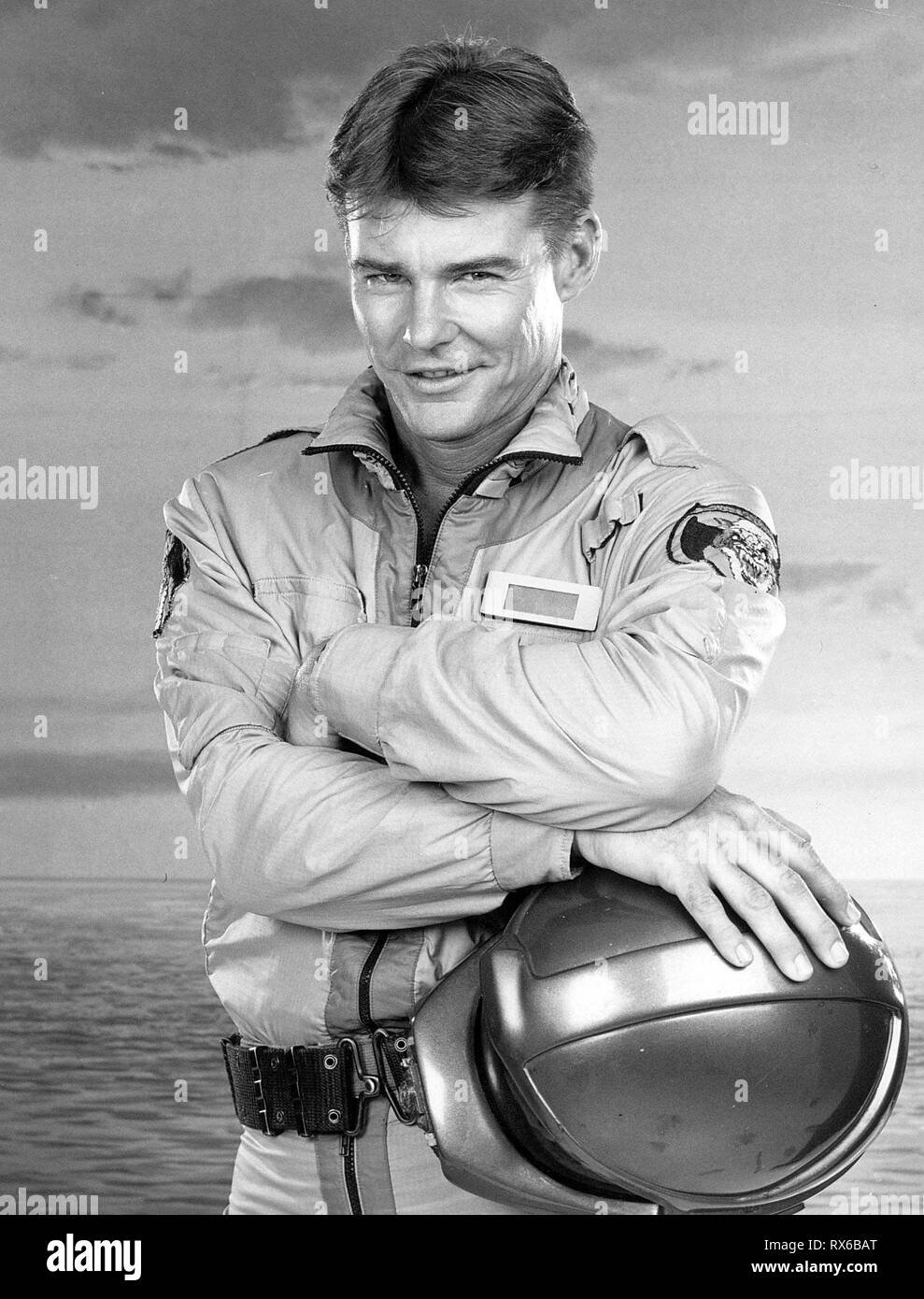 17 août 2006 - JAN MICHAEL VINCENT dans ''AIRWOLF' plat encore.(Image Crédit : © Universal/Photos/ZUMApress.com) Banque D'Images