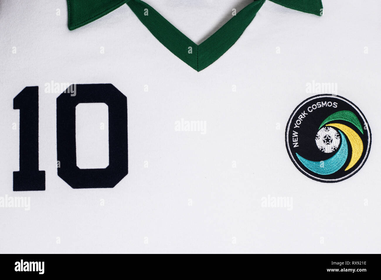 Close up of Retro NY Cosmos Accueil Banque D'Images