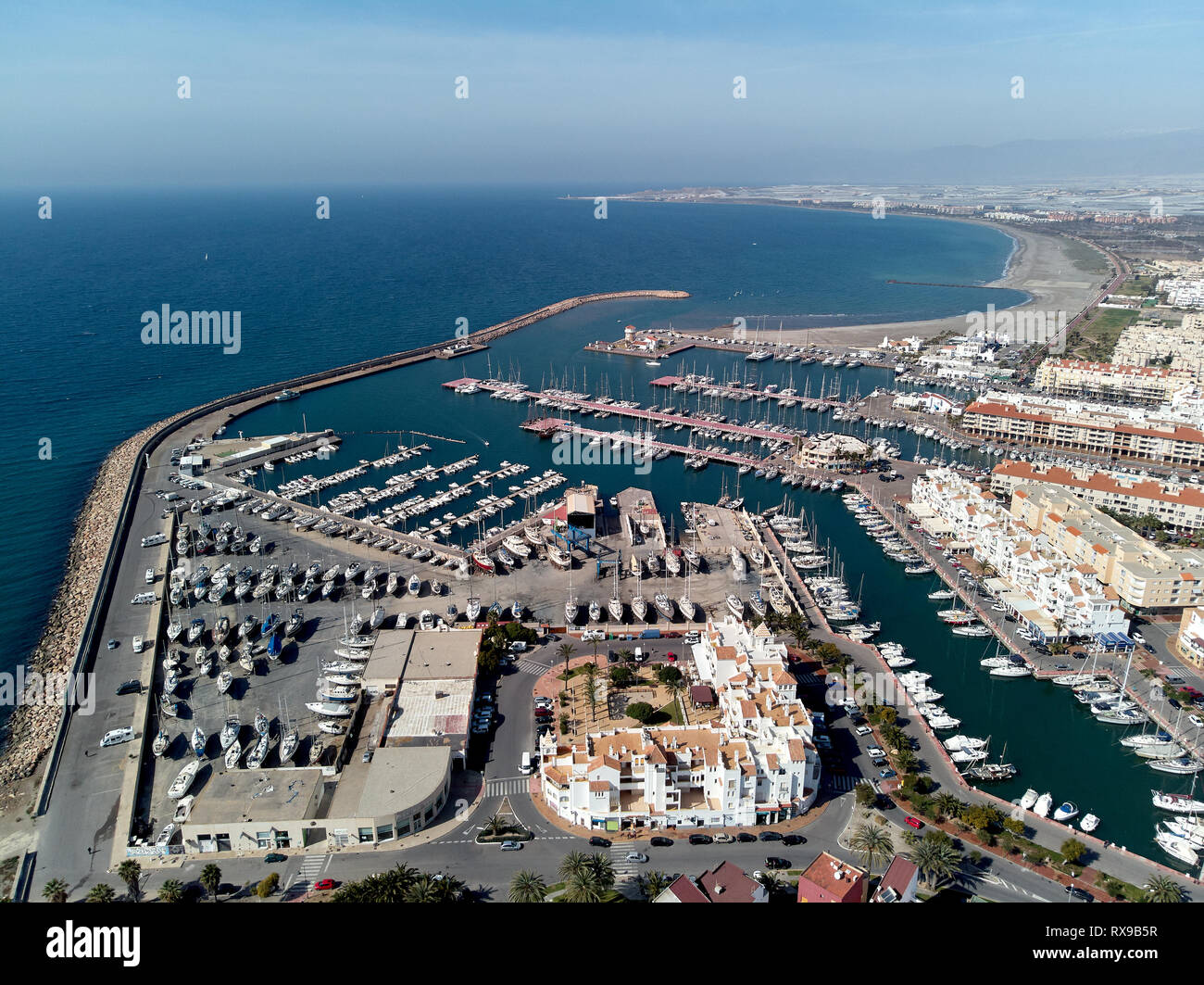 Almerimar spain andalucia marina Banque de photographies et d’images à