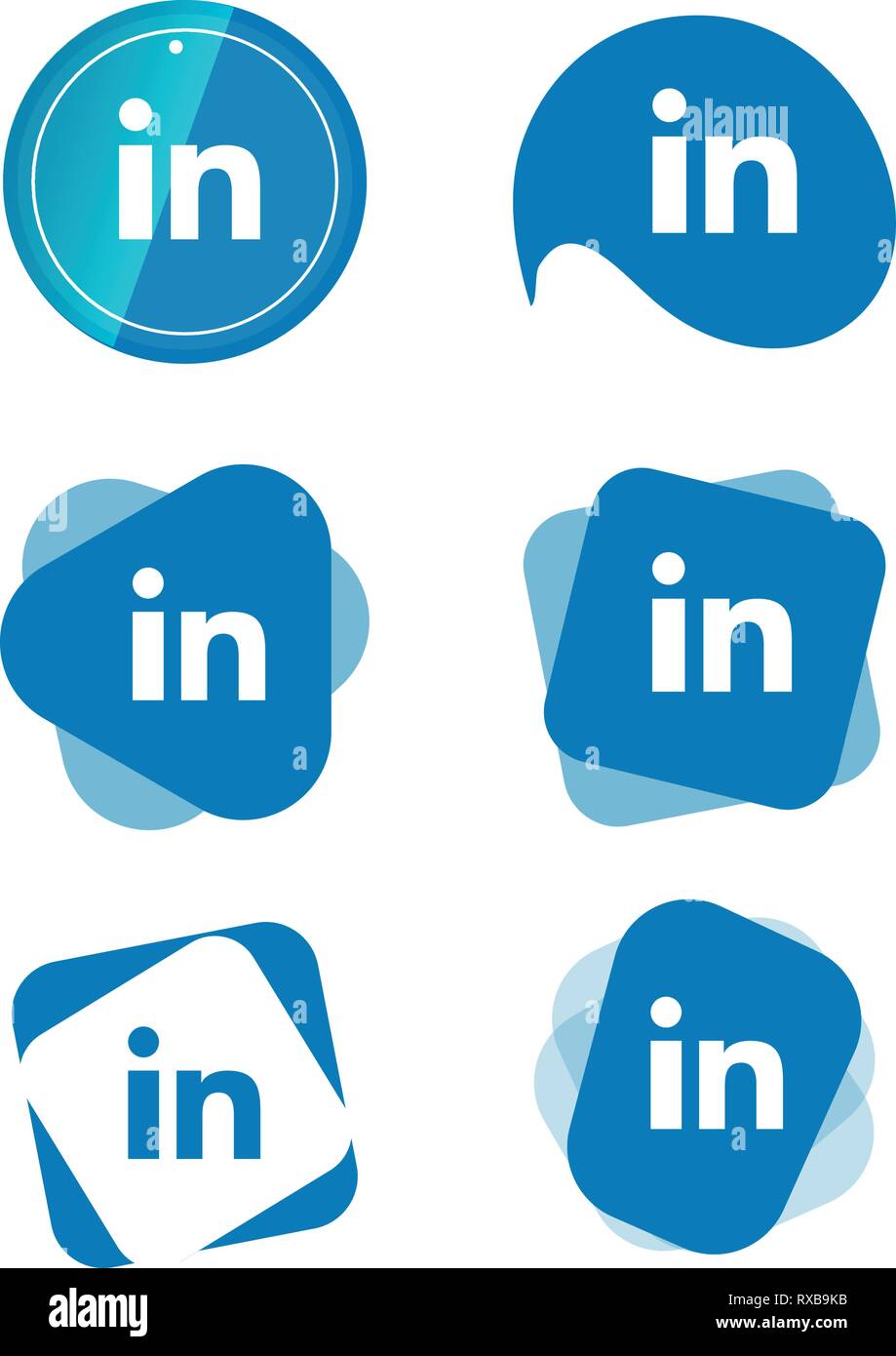 Dans Linkedin Social Media Icons Set Vector Illustrator Logo Historique Les Medias L Icone Snapchat Facebook Instagram Twitter Whatsapp Set Reseau Image Vectorielle Stock Alamy