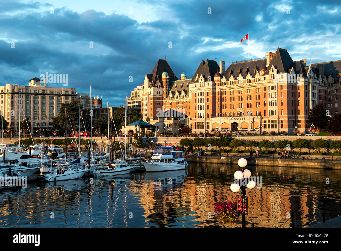 Empress Hotel, Victoria, île de Vancouver, BC Canada Banque D'Images