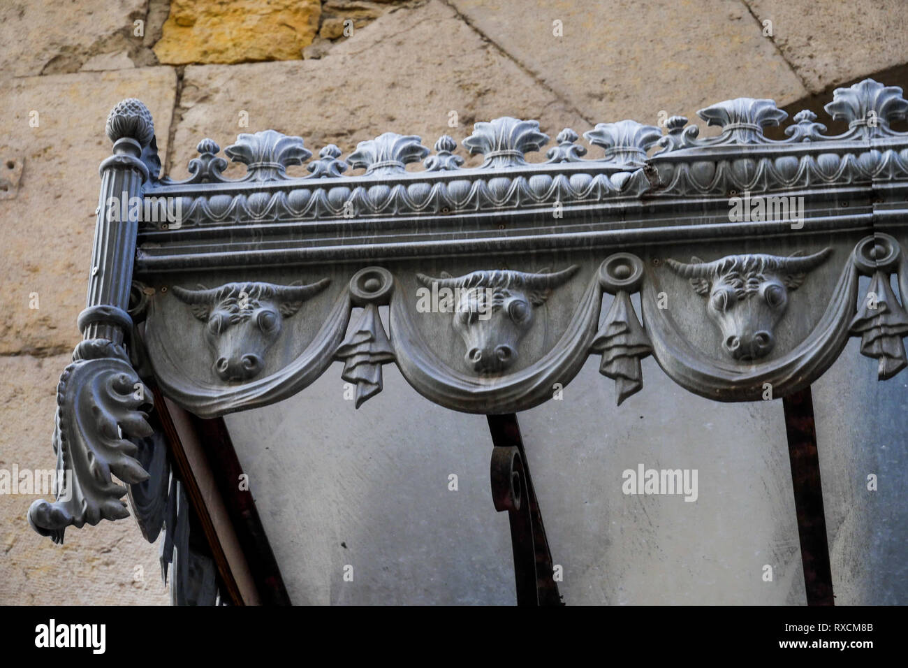 Steack House, Rue des marroniers, Lyon, France Banque D'Images