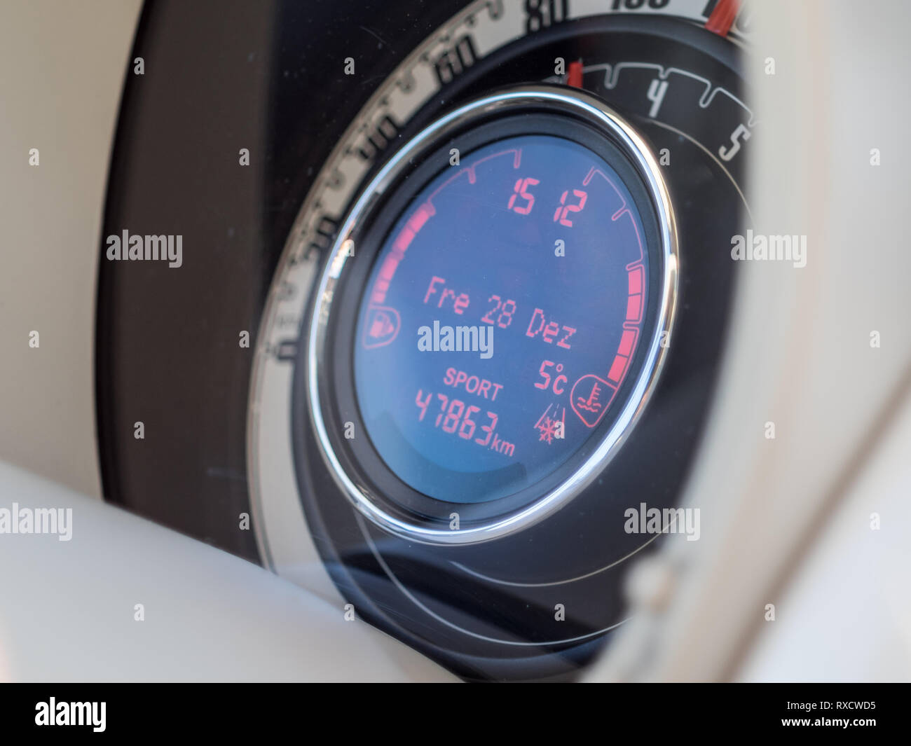 Verwunderlich Fiat 500 Tacho Bilder