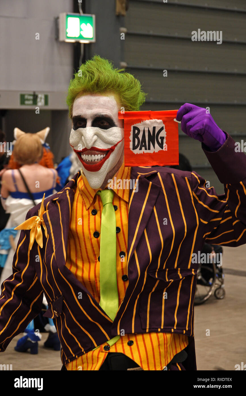 Liverpool, Royaume-Uni 9 mars 2019. Comic Con 2019 au Centre d'exposition sur le front de mer de Liverpool. Credit : Ken Biggs/Alamy Live News. Banque D'Images