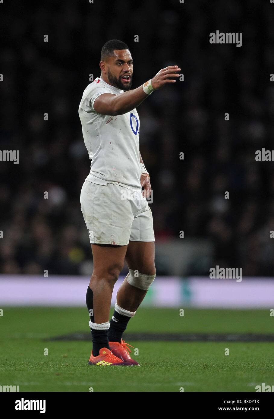 Londres, Royaume-Uni. 09Th Mar, 2019. Joe Cokanasiga (Angleterre). L'Angleterre V Italie. Six nations rugby Guinness. Le stade de Twickenham. Credit : Sport en images/Alamy Live News Banque D'Images