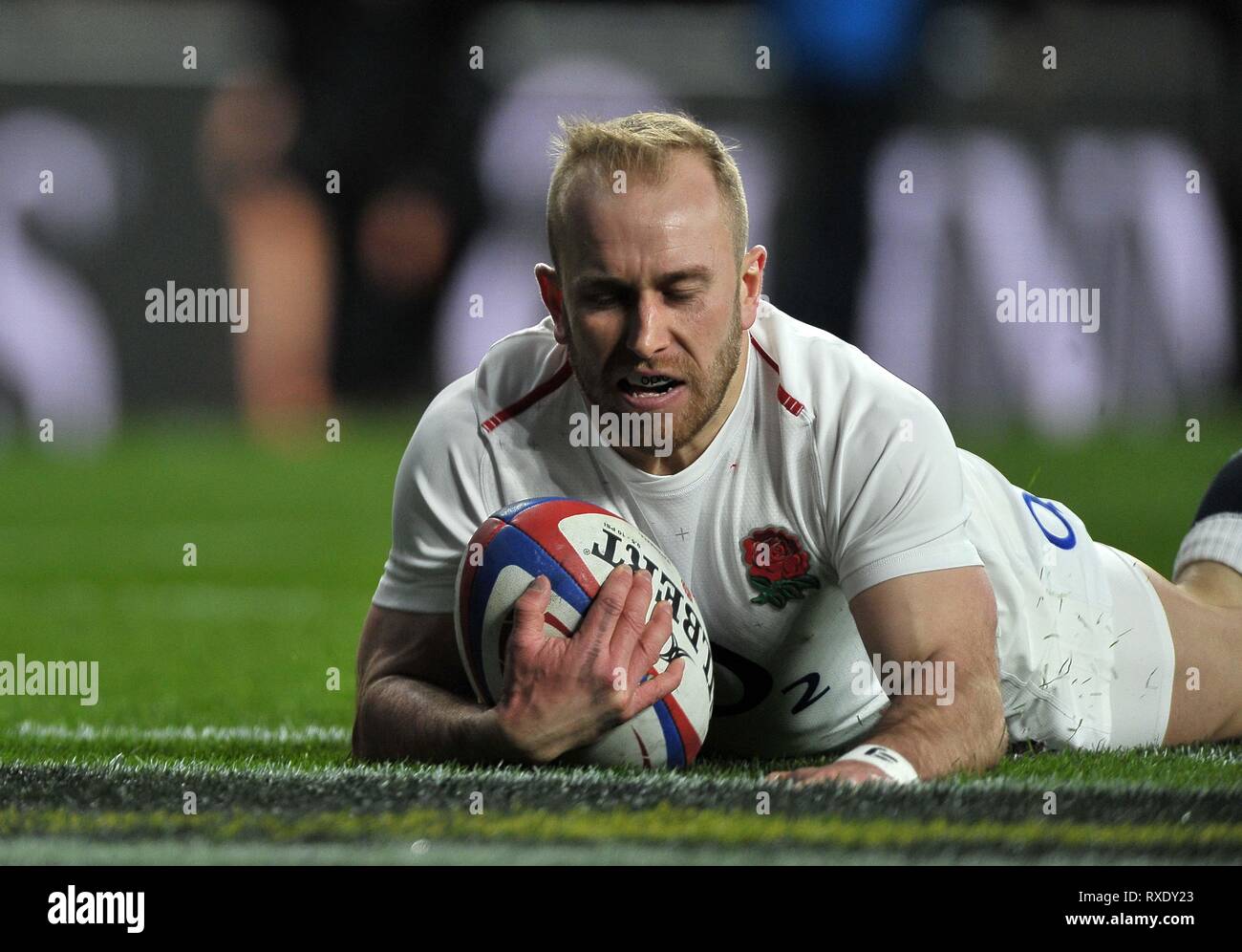 Londres, Royaume-Uni. 09Th Mar, 2019. Dan Robson (Angleterre). L'Angleterre V Italie. Six nations rugby Guinness. Le stade de Twickenham. Credit : Sport en images/Alamy Live News Banque D'Images