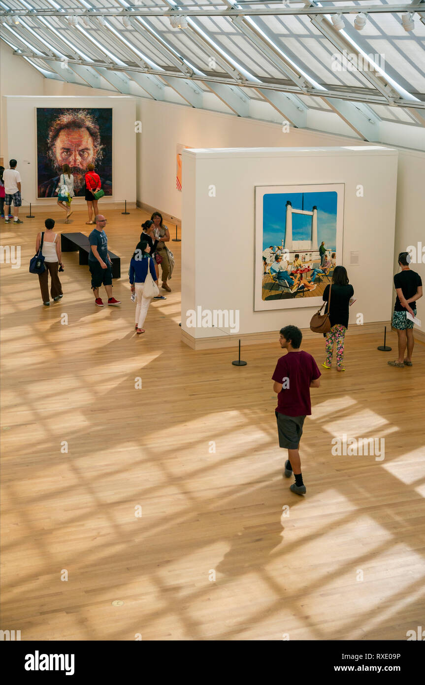 L'affichage à l'art contemporain Metropolitan Museum, New York Banque D'Images