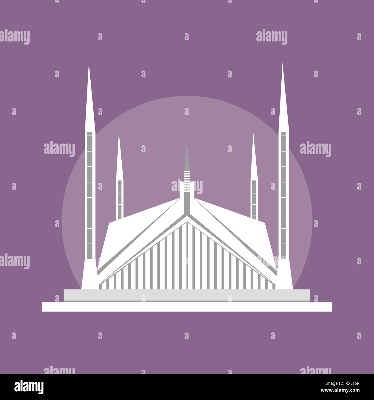 Mosquée Illustration de Vecteur