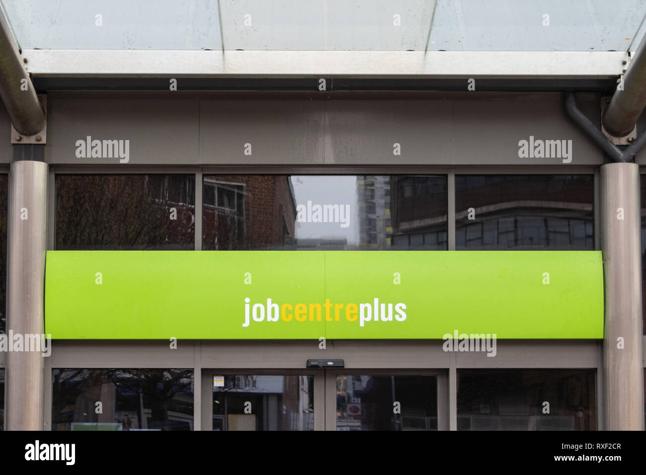 Le Jobcentre Plus Shop/ Banque D'Images