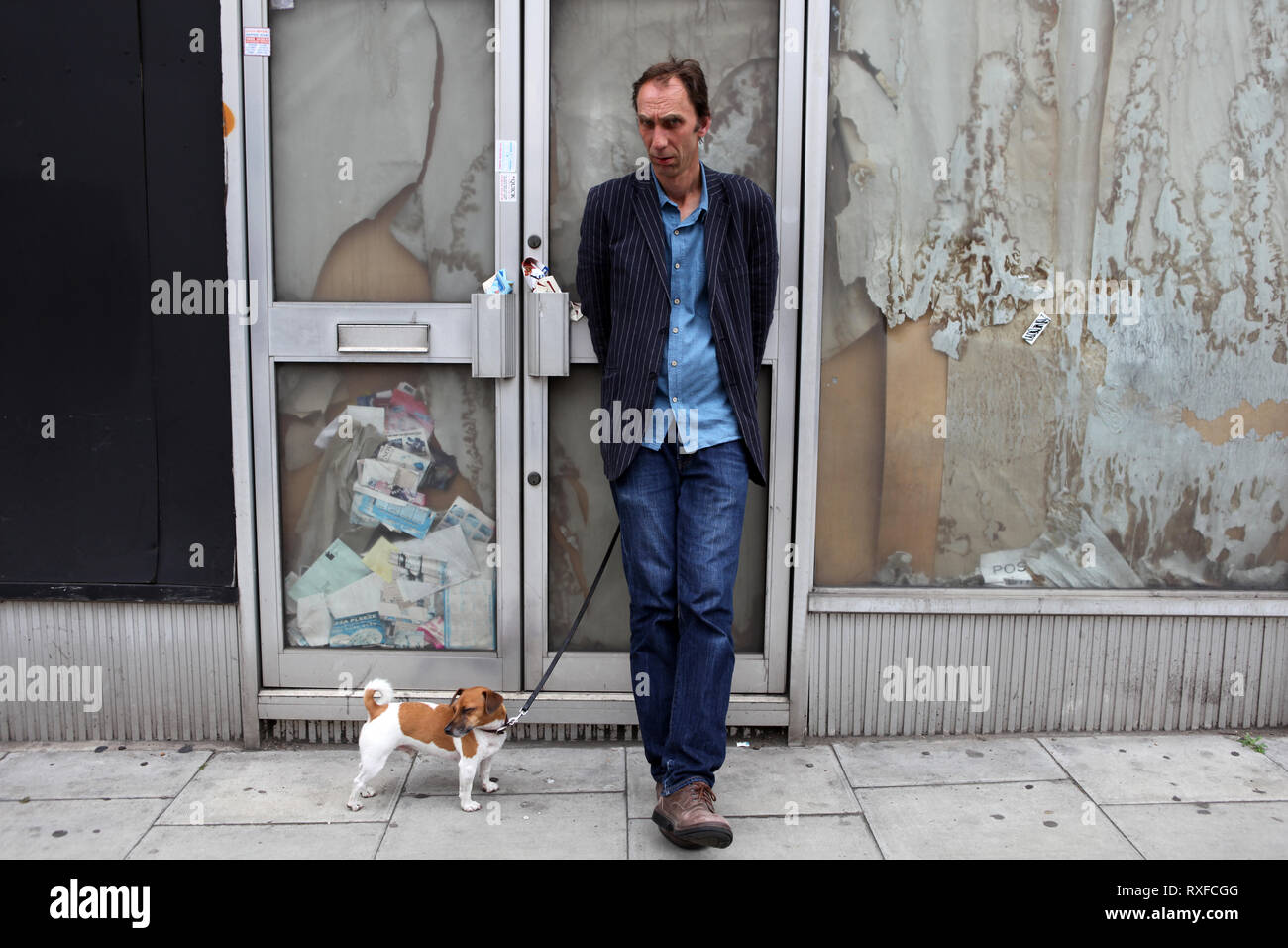 L'écrivain et journaliste s'auto Banque D'Images