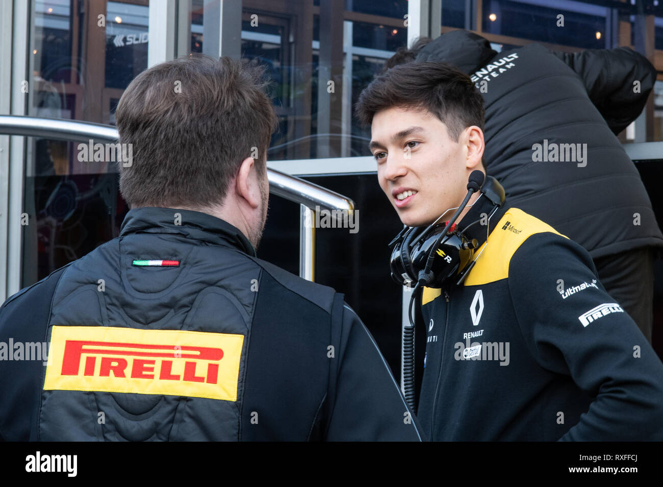 Barcelone, Espagne. 1er mars, 2019 Jack Aitken de Grande-bretagne Renault Sport F1 Le pilote de réserve pendant jour 8 de la Formule 1 Test d'avant saison. Banque D'Images