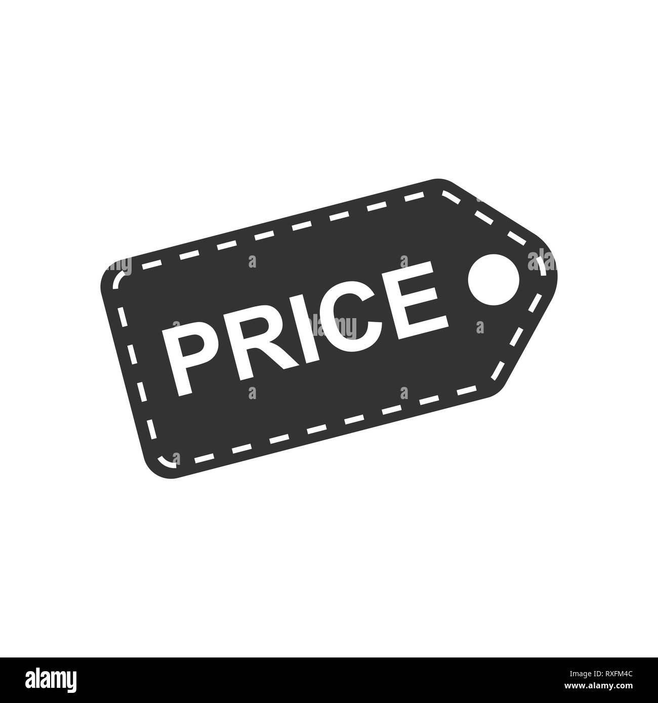 Icône Prix télévision dans le style. Tag : vector illustration sur fond blanc isolé. Autocollant vente concept d'entreprise. Illustration de Vecteur