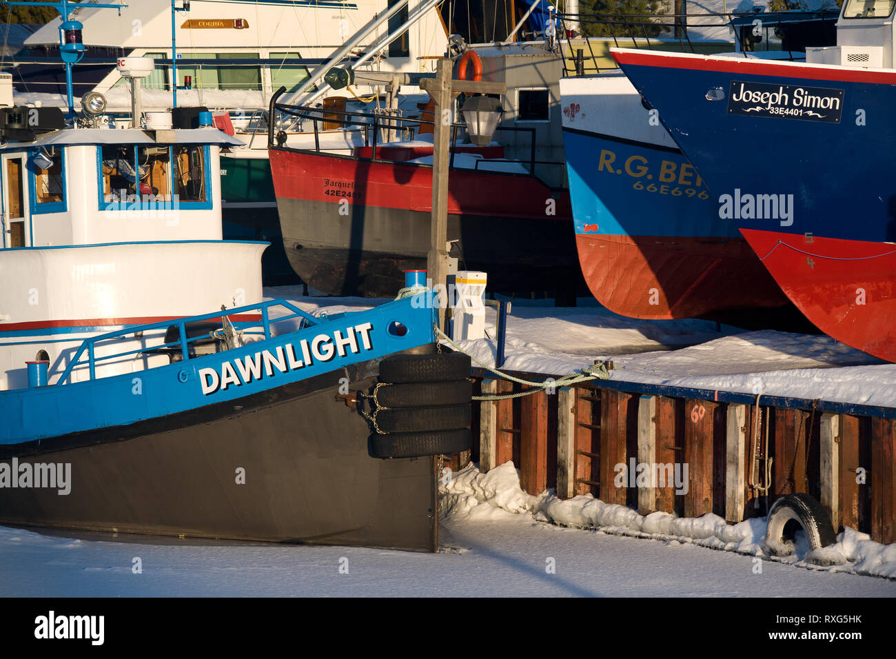 Tobermory, le comté de Bruce, en Ontario, Canada Banque D'Images