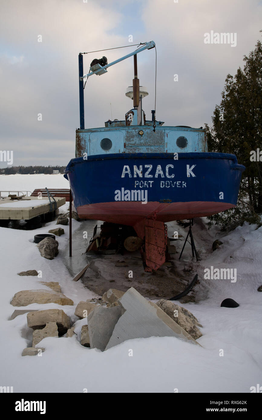 Tobermory, le comté de Bruce, en Ontario, Canada Banque D'Images
