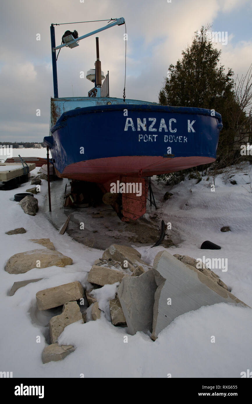 Tobermory, le comté de Bruce, en Ontario, Canada Banque D'Images