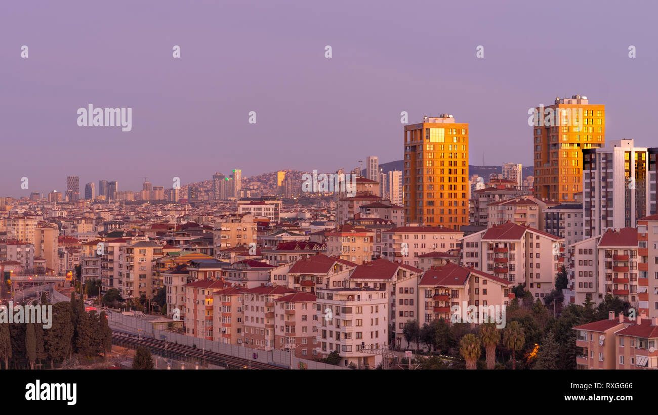 Aube sur Istanbul Banque D'Images